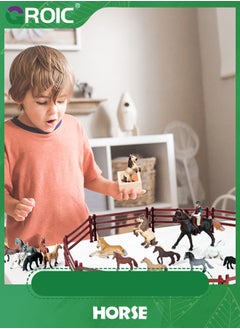 GROIC Horse Club Play Set with 2 Rider and Hanoverian Gelding,Saddle and Bridle,Horse Figurine,Farm Animal Toy Figure,Fun and Imaginative Play,Horse Toy  - Image 5