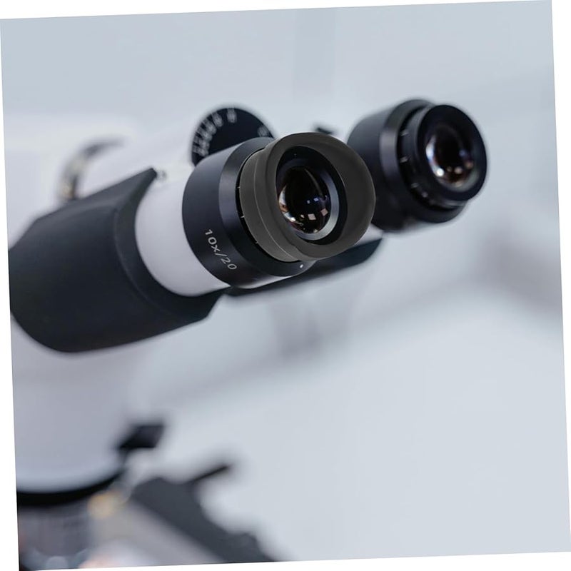 2 Pack Black Neoprene Microscope Eyepiece Protectors Goggles for Eye Protection - Image 5