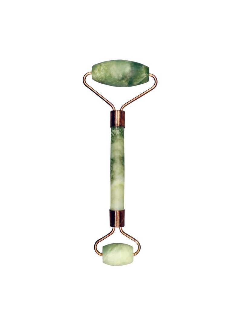 Ladista Ladista LDMG04 Massager Natural Jade Double Sided Face Roller Copper Facial Massager Massage Stone Beauty Tool for Face Neck Toning Firming Serum Application 1 Pc Without Stone  - Image 1