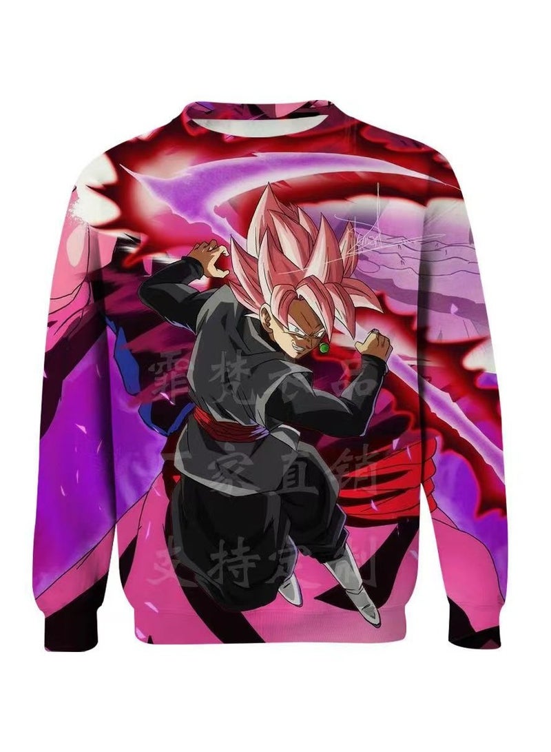 KUYING Autumn Dragon Ball Long Sleeve Round Neck Hoodie  - Image 1