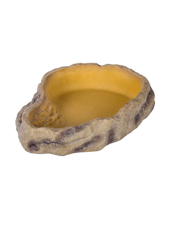 REPTIZOO Reptile Water Bowl Terrarium Water Dish Food Feeding Bowl For Reptile Amphibian Pets Large(11"X 8"X 2.4")  - Image 4