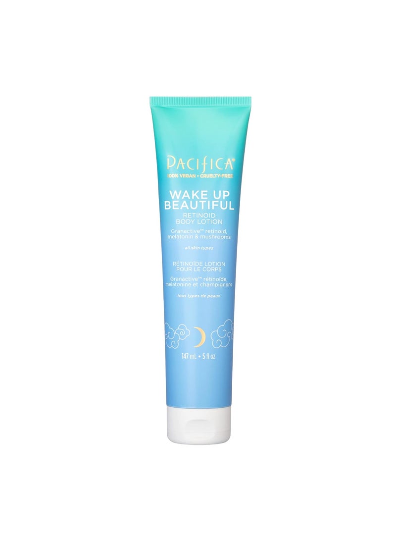 Pacifica Pacifica Body Lotion Retinol Cream Wake Up Beautiful Retinoid Renewing for Skin Elasticity Hydration  Plumpness  for AntiAging Fine Lines  Dry Skin Clean Vegan  CrueltyFree Dermatologist Tested 