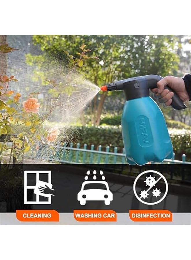 هوكور HOOKOR Electric Spray Bottle, 2L Watering Can for Indoor/Outdoor Plants, Automatic Plant Mister Rechargeable Battery Powered Sprayer with Adjustable Spout for Gardening,Fertilizing,Cleaning - Image 5