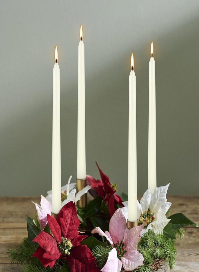 Howemon 8 Pack Ivory Taper Candles 10 Inch Tall 3/4 Inch Thick Burn 8 Hours - Image 5