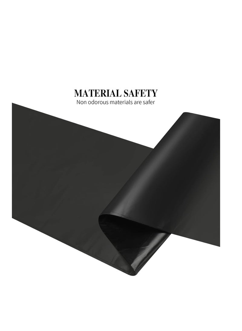 Terabyte 5 لفات أكياس قمامة صغيرة، 4 جالون مادة رقيقة قوية أكياس قمامة مطبخ قابلة للتخلص، أكياس قمامة بلاستيكية متينة لمكتب المنزل غرفة النوم حديقة سلة النفايات، 100 قطعة (أسود) - Image 5