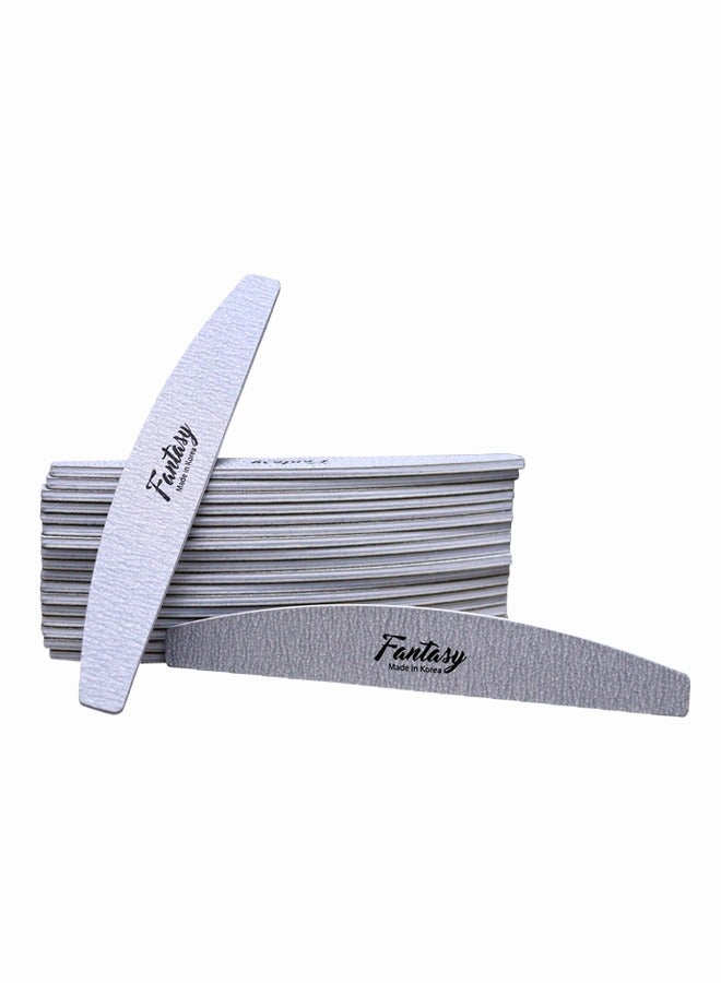 Fantasy BEAUTY LINE FANTASY Nail File Half Moon Shape EB 312 Z 180*180 - Professional Quality - Image 1