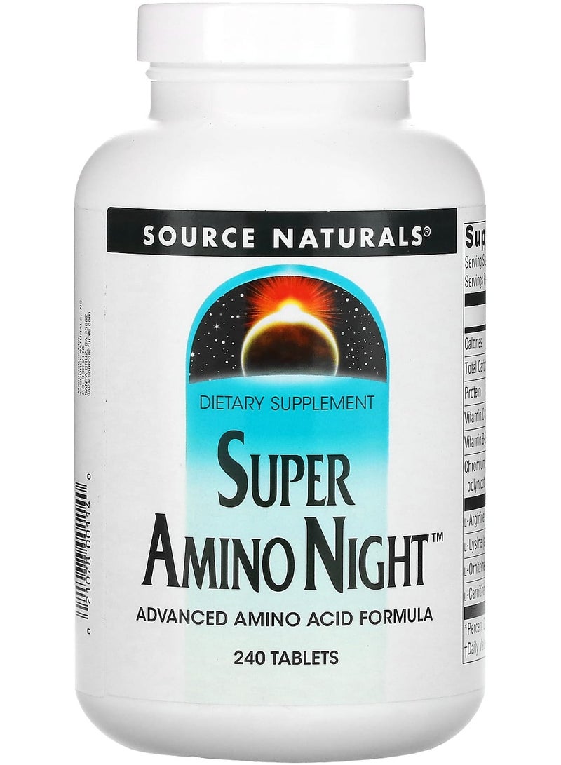 Super Amino Night, 240 Tablets