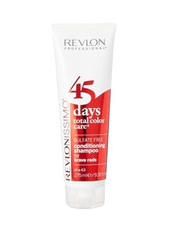Revlon Professional 45 Days Brave Reds Conditioning Shampoo 275 ml  - Image 1