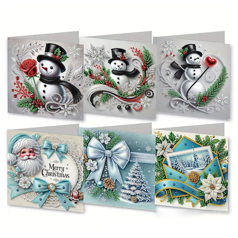 DIY Diamond Painting Halloween Christmas Cards Birthday Postcards Christmas Decoration Cards - Image 1