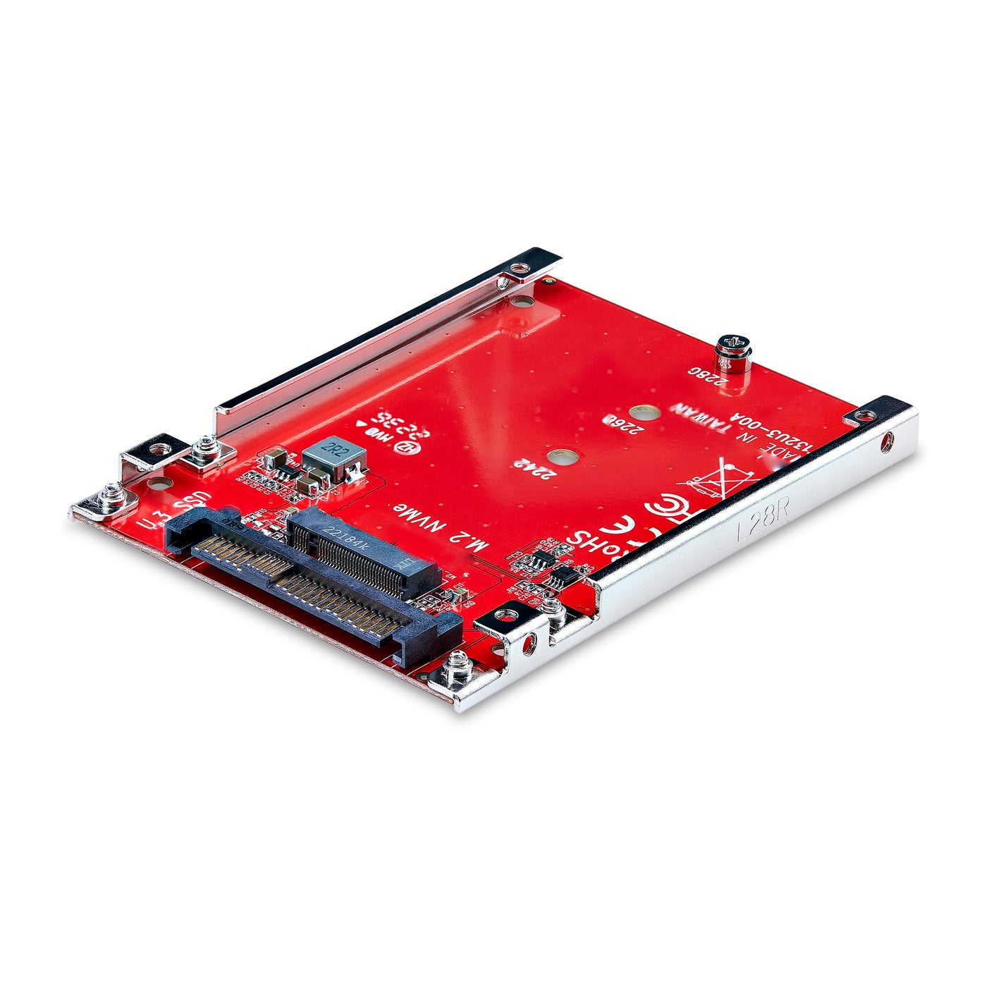 StarTech.com M.2 to U.3 Adapter for M.2 NVMe SSDs, PCIe M.2 Drive to 2.5inch U.3 (SFF-TA-1001) Host Adapter/Converter, TAA Compliant (1M25-U3-M2-ADAPTER)