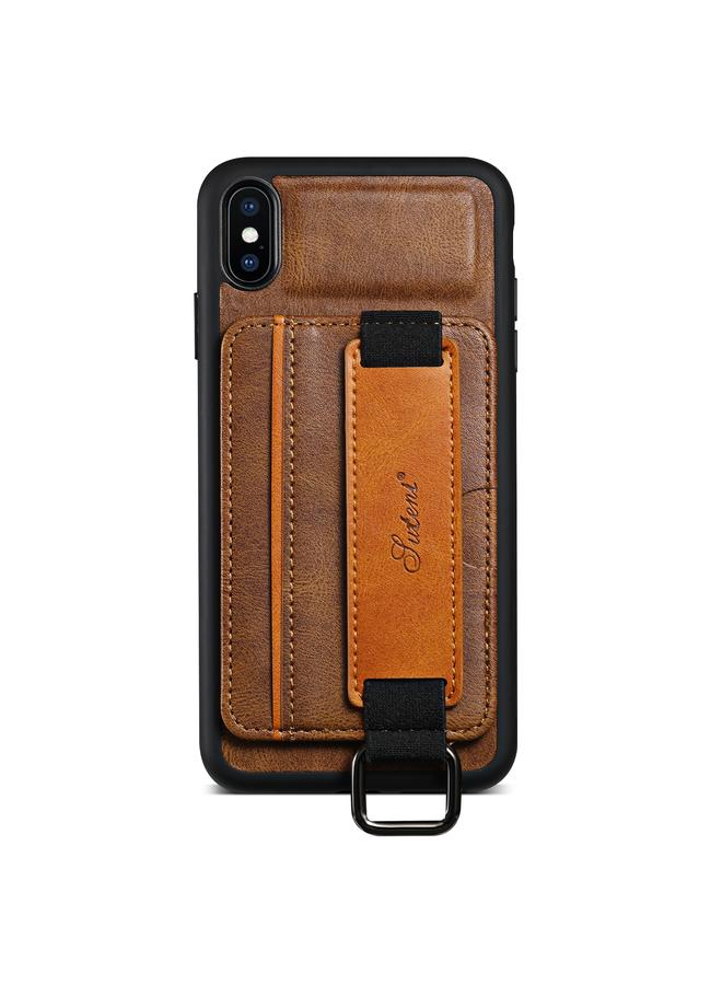 سوتين حافظة بطاقات H13 مزودة بحزام معصم وحافظة هاتف من البولي يوريثان لهاتف iPhone XS Max - Image 2