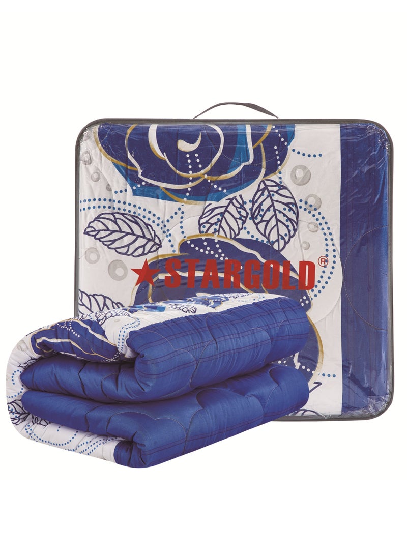 ستارجولد لحاف مطبوع فائق النعومة، طقم 6 قطع، قماش ميكروفايبر عالي الجودة، تصميم أنيق ومتميز، متين، مثالي لغرفة النوم المنزلية مقاس 240×220 سم - Image 3