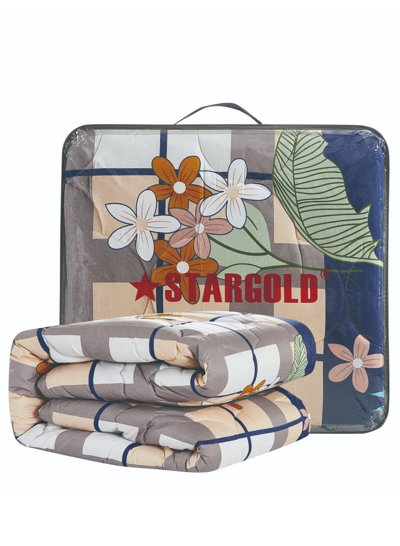 Stargold Super Soft Printed Comforter, 6pcs Set, Microfiber High-Quality Fabric, Stylish and Premium Design, Durable, Ideal For Home Bedroom 240X220CM  - Image 3