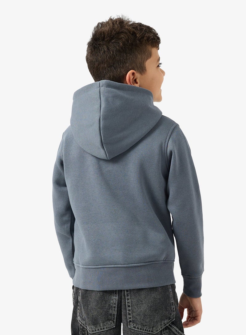 Jack & Jones Junior Kids Jjmako Sweat Hood - Image 2