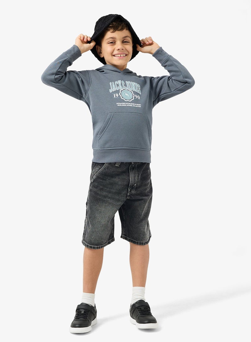 Jack & Jones Junior Kids Jjmako Sweat Hood - Image 4