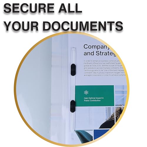 SPS Colored Report File – Set of 20 | Plastic File for A4 Documents | for Office, School & Home | Holds Up to 150 Sheets | Best for Interviews and Reports - Image 5