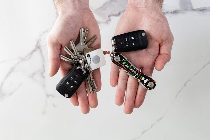 key smart KeySmart Pro - Key Holder w Tile Smart Technology Bluetooth Tracker - w Bottle Opener (up to 14 Keys, Star Trek The Original Series) - Image 2