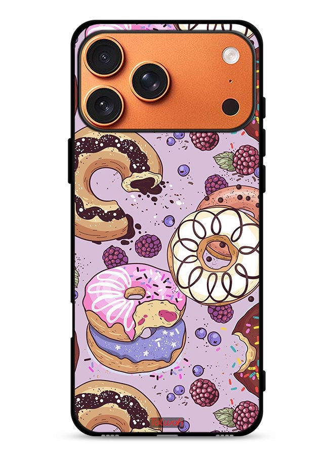 Tolwak Apple iPhone 17 Pro Max Protective Case Cover Donuts Art - Image 1