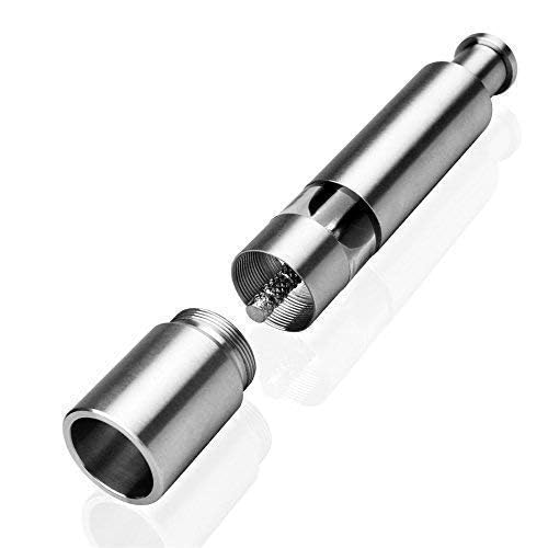LOCANS Stainless Steel Mini Paper Mills Grinder Tool Hand Operated Manual Salt and Other Spice Mill Pump Grind Tool - Image 2