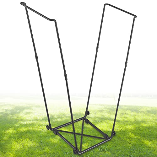 FEED GARDEN Trash Bag Holder, Outdoor Metal Leaf Bag Holder Stand, Garbage Bag Frame Holder for 30-45 Gallon Bags for Leaves, Camping, Yard Weeding, Lawn Party - Image 1