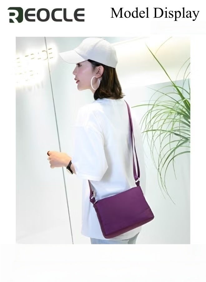 REOCLE Women's Shoulder Handbags Fashion Vegan Leather Crossbody Bag with Adjustable Strap & Large Capacity & Simple Style Shoulder Purse for Ladies  - Image 3