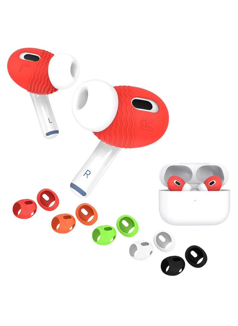Generic - 5 Pairs for AirPods Pro 2 Ear Tips Covers [Fit in The Charging Case] Silicone Anti-Slip Ear Tips Covers Compatible with Apple AirPods Pro 2nd Generation 2022 [5 Color] - Image 1