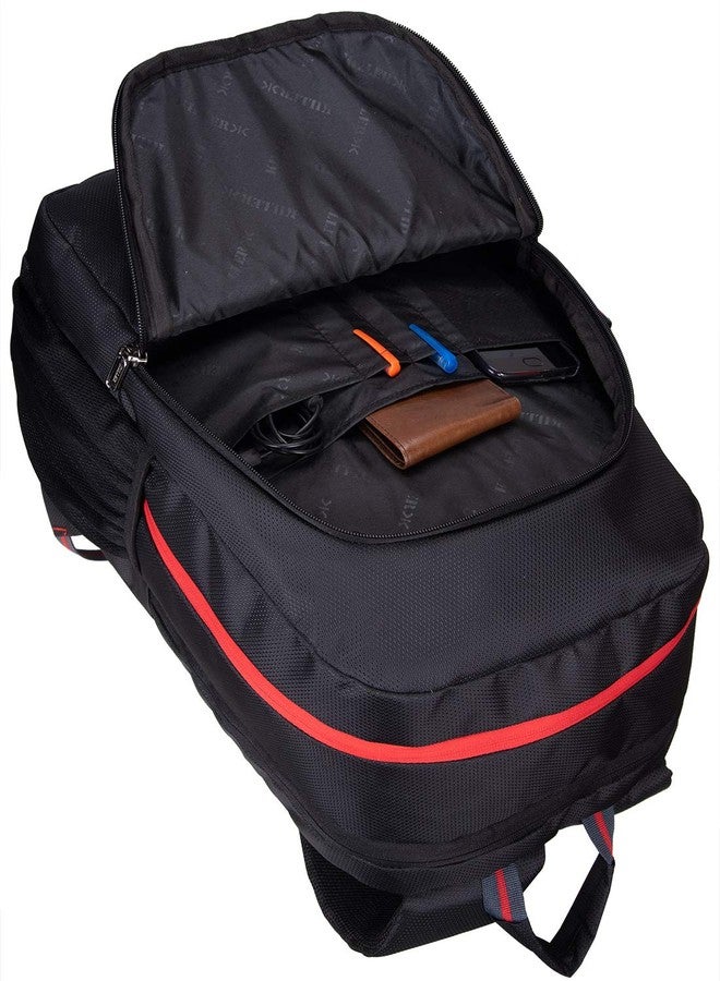 Killer Light Weight College Bag - Killer Dexter 34 LTR Black Polyester Casual Backpack Bag - Image 5
