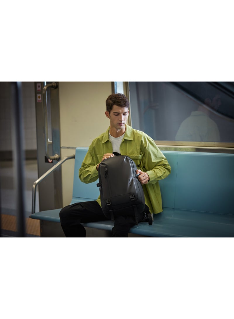 Golden Wolf GB00921 Golden Wolf Laptop Backpack for 15.6-inch Notebook - Water-Resistant Casual Travel and Business Backpack with Multi-Compartments - Image 2