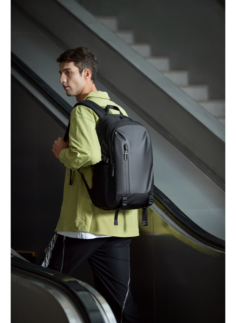 Golden Wolf GB00921 Golden Wolf Laptop Backpack for 15.6-inch Notebook - Water-Resistant Casual Travel and Business Backpack with Multi-Compartments - Image 3
