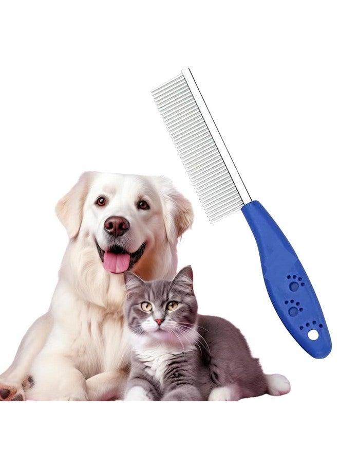 سايج سكوير مشط للحيوانات الأليفة من جانب واحد - أداة احترافية للعناية بالكلاب والقطط، فك التشابك وتنعيم وتجميل فراء حيوانك الأليف، متعدد الاستخدامات، مقبض مريح، إزالة فعالة للعقد - Image 1