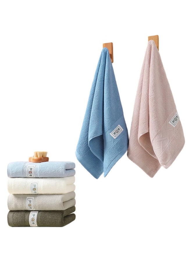 Grace Antibacterial Towel, Xinjiang Cotton, Soft Pure Cotton Face Towel For Home Use, Bath Towel For Couples, 2 Pieces - Image 3