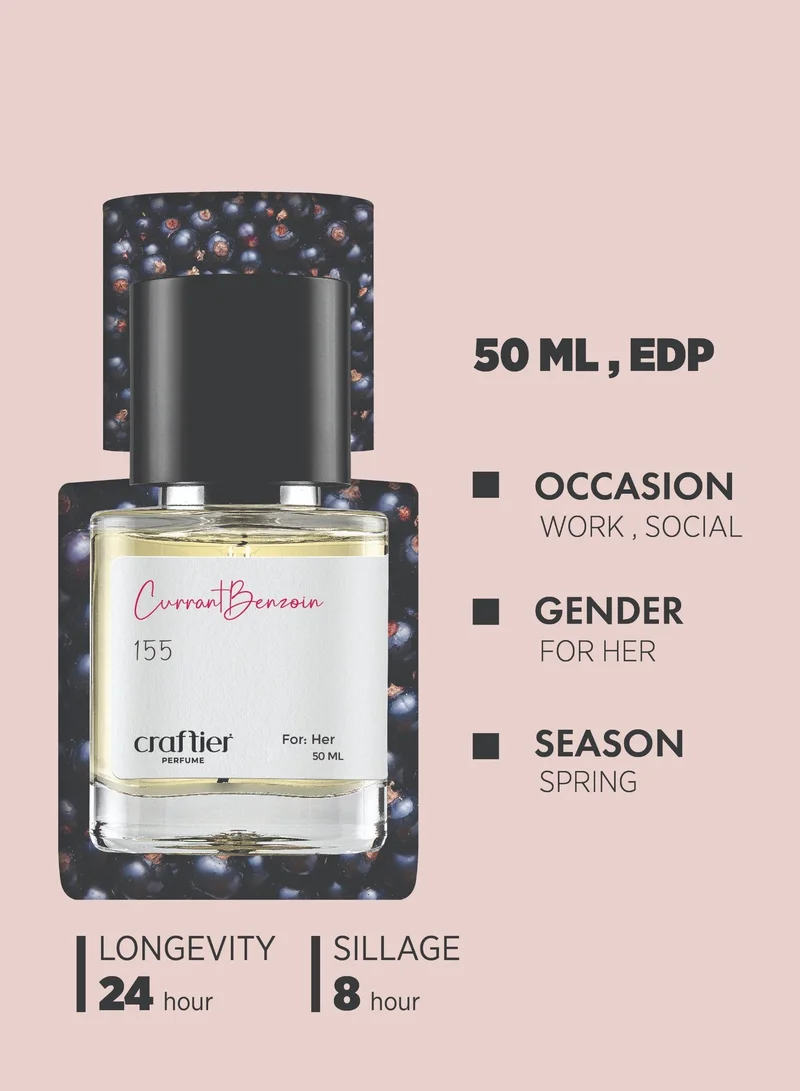 Craftier Perfume Inspired-Matiare Noire CURRANT BENZOIN - Inspired of-MATIERE NOIRE, Eau De Parfum for Women - 50ml, Long Lasting Floral Fragrance Upto 24 Hrs, Travel Size Women's Perfume for Women | Best Price UAE