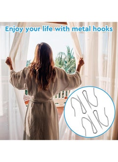 58 Pack Metal Curtain Hooks Drapery Hook Pins With Clear Box 3.3 by 2.5 CM For Window Curtain, Door Curtain And Shower Curtain - pzsku/ZA2C785E1495B53751FCEZ/45/_/1699508304/659de119-2c16-49f2-8b7c-646b22cbd113