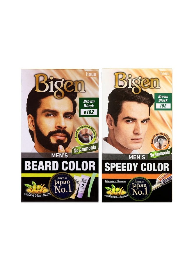 Beard 102 & Men'S Speedy Hair Color 102 (Pack Of 2), Brownish Black - pzsku/ZA2C78C0559C22EB91786Z/45/_/1735567103/86b484cc-f202-4eda-a9bf-48a363bb83e4