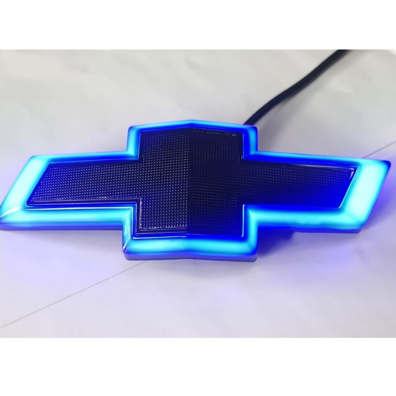 201624 شيفروليه كامارو شعار شبكة أسود أزرق LED
