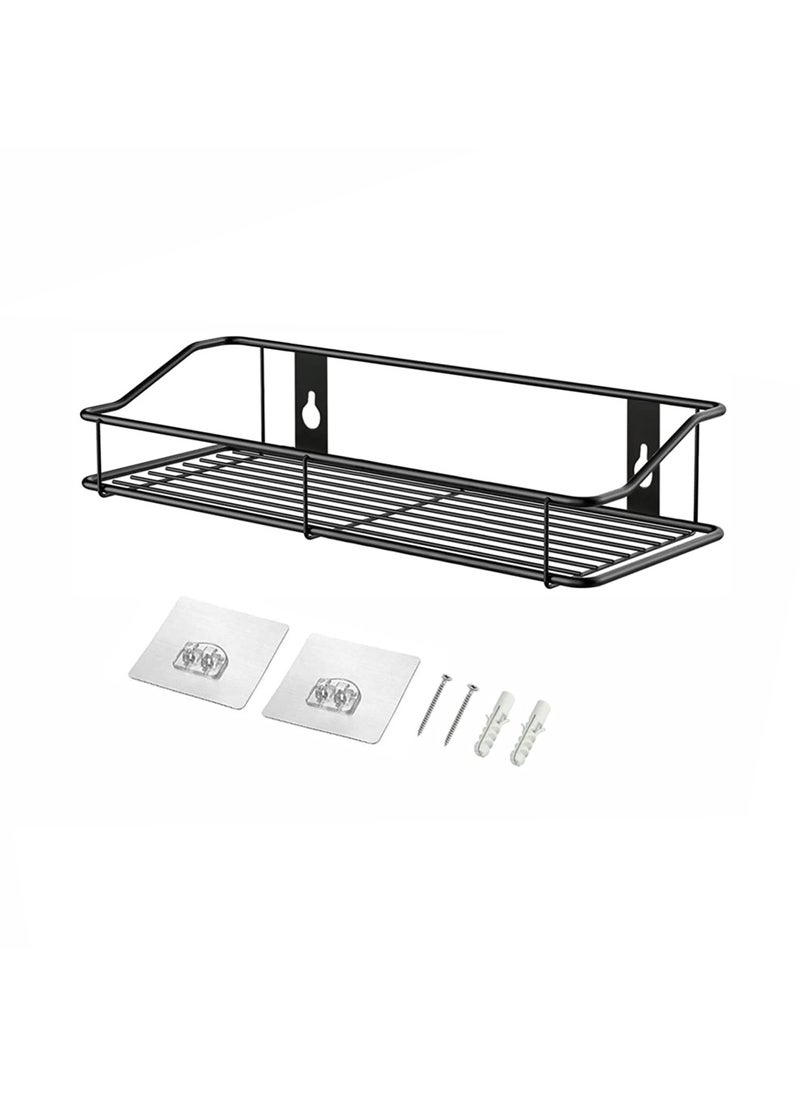 sulfar MS Perfume Organizer Storage Box Bathroom Countertop Organizer Shelf Small Organizer for Sink, Bedroom, Living room (Black)  - Image 1
