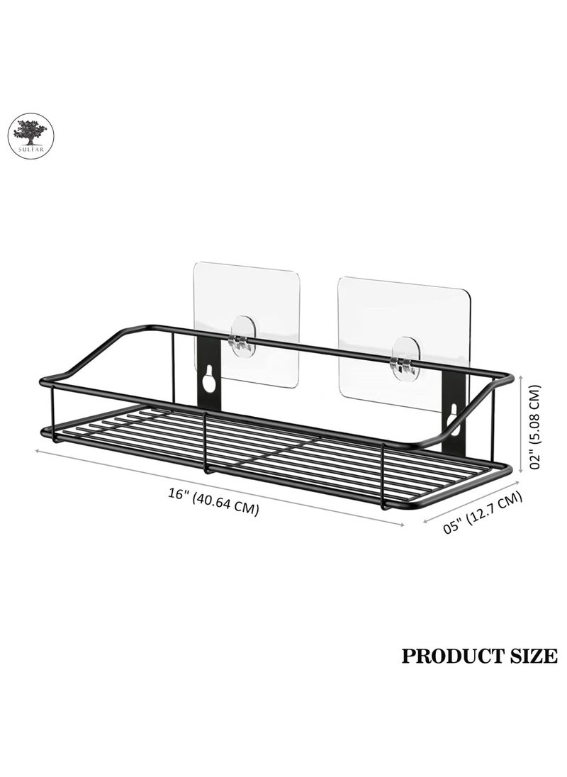 sulfar MS Perfume Organizer Storage Box Bathroom Countertop Organizer Shelf Small Organizer for Sink, Bedroom, Living room (Black)  - Image 2