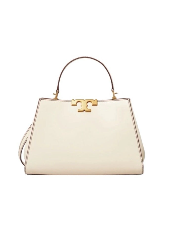 Burch Tory  Eleanor Leather Suede Trimmed Shoulder Crossbody Tote Bag - Image 1