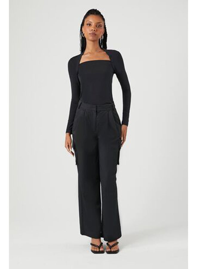 FOREVER 21 Fitted Long-Sleeve Combo Top - Image 4
