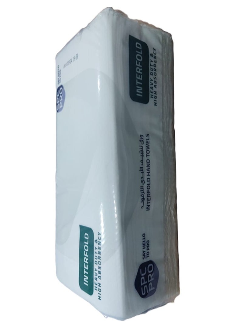 SPC Hand Towel Interfold Tissues two layers soft and strong (150 Sheets X 24 Packs)  - Image 4