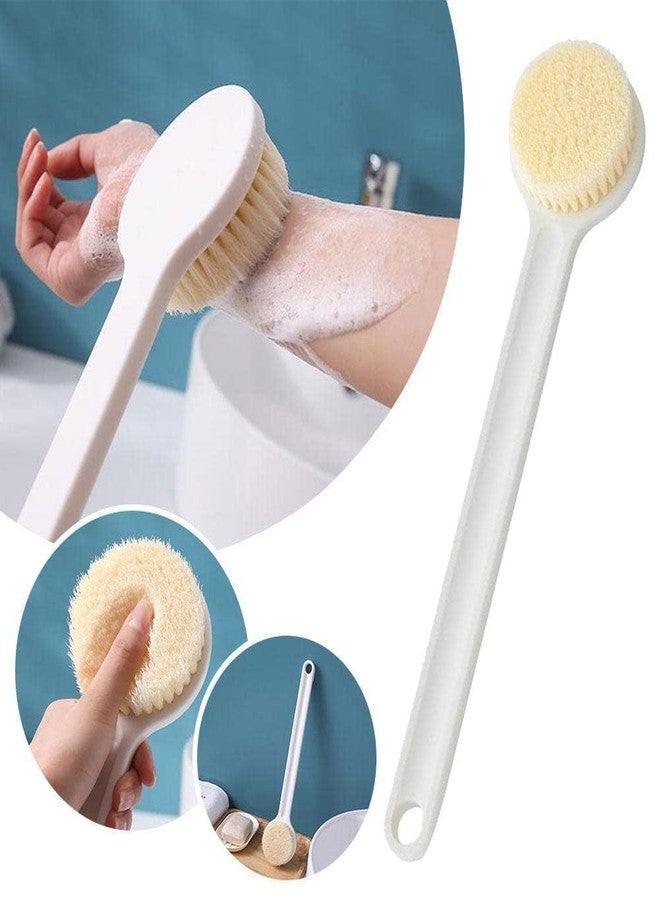 SPAREQUE Creation Bath Body Brush with Soft Comfortable Bristles Long Handle Gentle Exfoliation Improve Skin's Health and Beauty Wet or Dry Brushing Back Scrubber for Shower - Image 3