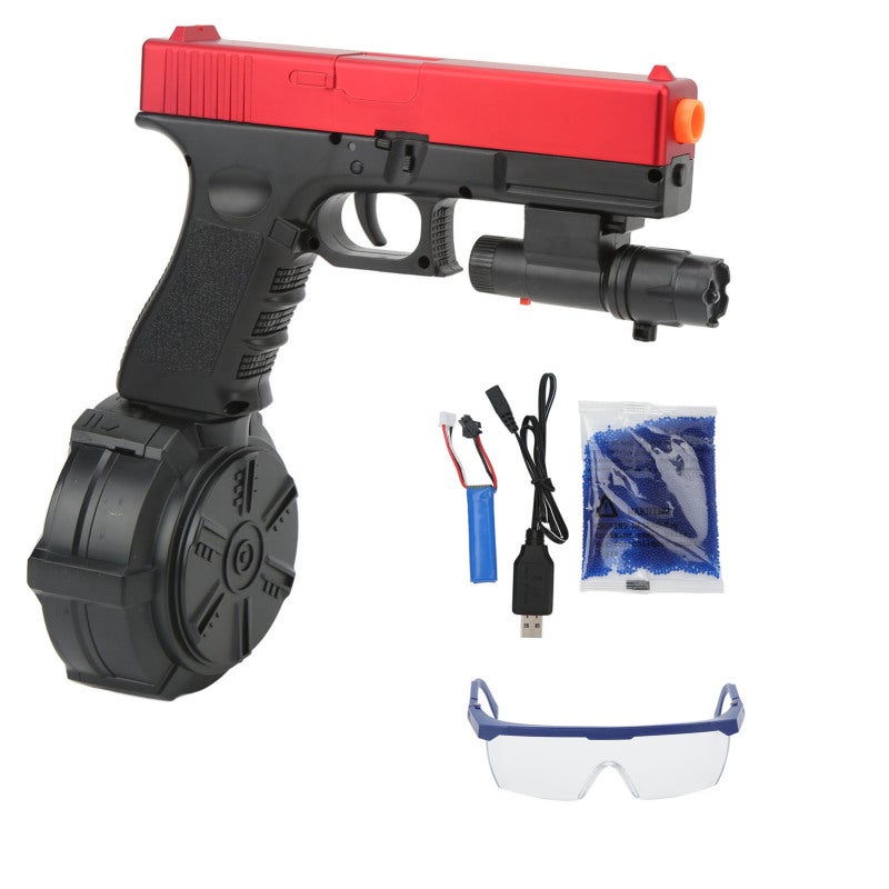 Electric Gel Ball Gun Manual Automatic Integration 7-8 Mm Degradable Evaporative Gel Balls Gel Ball Blaster - Safe Fun Family Game Gel Ball Shooting Toy for Outdoor Activity - Image 4