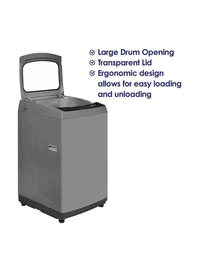 SUPER GENERAL Top Load Washing Machine With Drain Pump And Child Lock System Function 8 kg KSGW825 Silver - Image 2