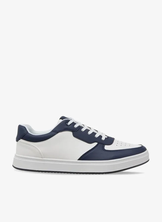 ال بي ال من شو اكسبرس Men Perforated Lace-Up Sneakers