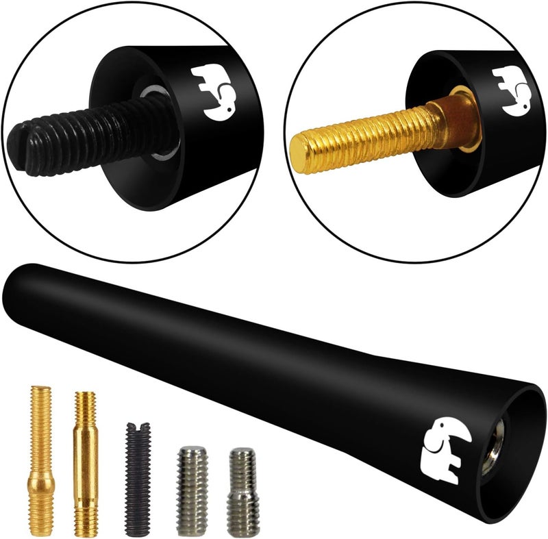 ONE250 2.5" Short Rubber Copper Core Antenna for Dodge RAM Trucks (1994-2021) - Image 5
