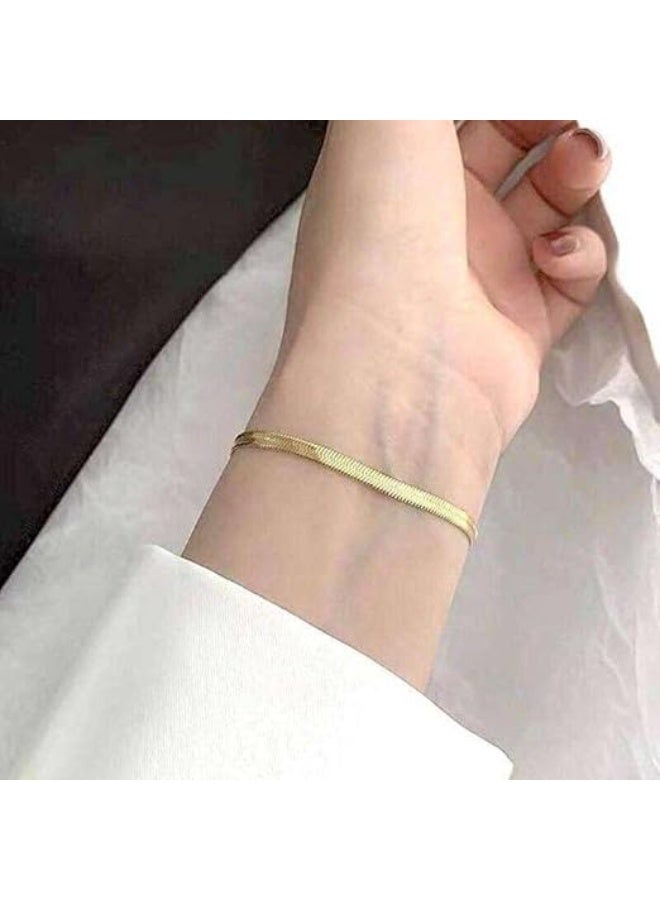 Gold Stainless Steel Live Bracelet - Image 3