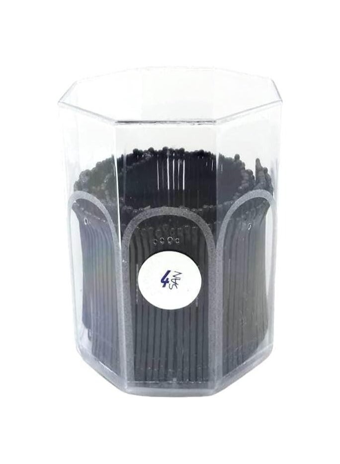 Generic 4 San Beanie Medium Hair Pieces - 150 Pieces in Black - Image 2