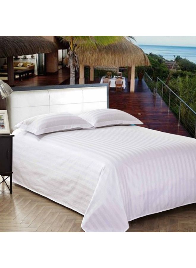 Hotel Bed Sheet Single Piece Homestay Hotel Special Bedding White Bath Hospital Dormitory School Bed Sheet Clearance-Colour:Ordinary 220x230cm Bed Sheet  - Image 2