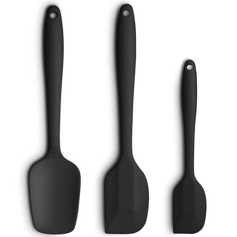 MOBDESK Silicone Spatula Sets Made of Food Grade Silicone Design Seamless Perfect for Cooking Baking Mixing 4 in 1 Vegetable Grater Slicer Chopper Peeler Attach Blades for Chips Cutter Kitchen - Image 3