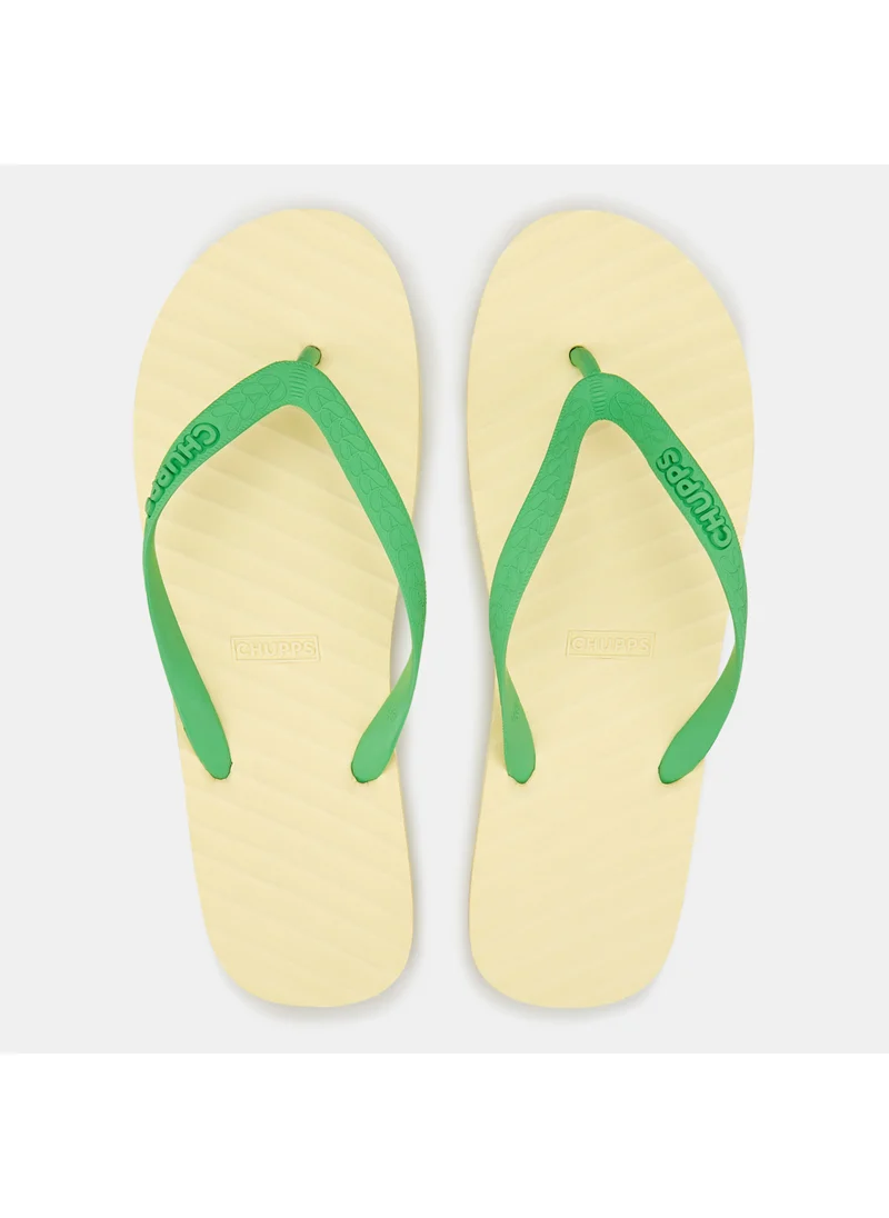 CHUPPS Men's Banana Leaf Flip Flops